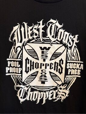 Men’s Black West Coast Choppers T-Shirt